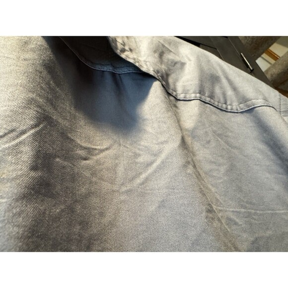 Wrangler Outdoor Series Regular Fit Mens XL Button Up Shirt Gray Long Sleeve EUC - Picture 5 of 7
